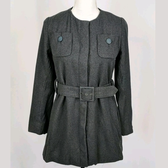 Neiman Marcus Jackets & Blazers - Vintage Neiman Marcus Button Up Wool Belted Jacket